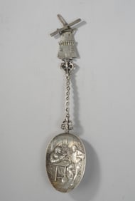 Dutch Silver Souvenir Spoon