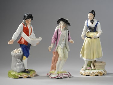 Three L 19th / E. 20th C. Samson of Paris Figures