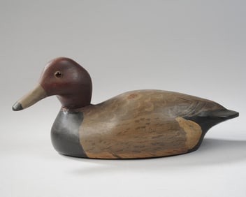 Signed Red Headed Drake Decoy