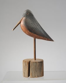 Carved & Pained Woodcock