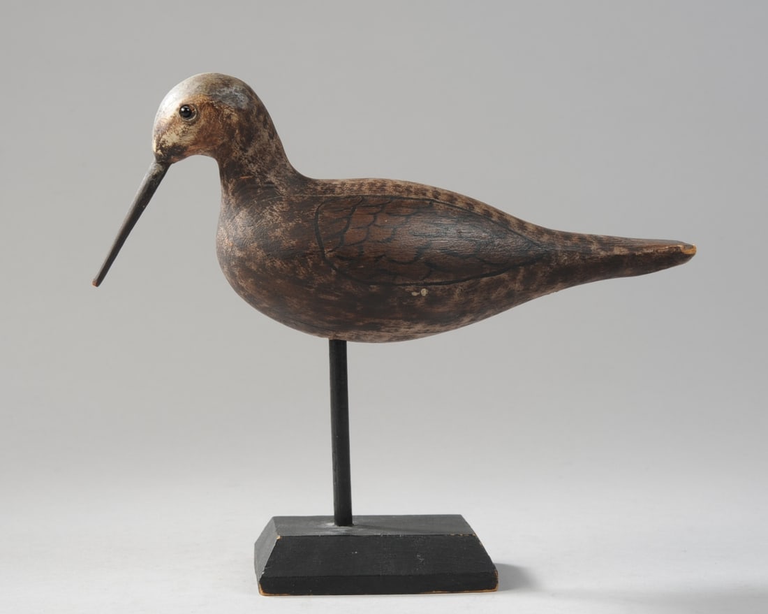 Carved & Painted Shore Bird (1 of 10)