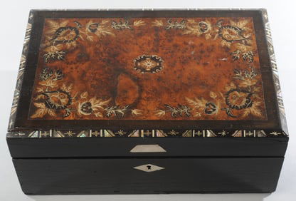 Antique Inlaid Lap Desk