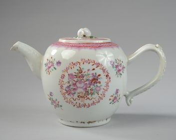 18th C. Chinese Famille Rose Teapot Qianlong