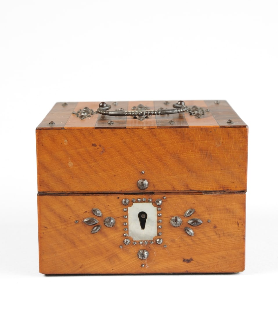 19th C. French Four-Bottle Perfume Casket (1 of 5)
