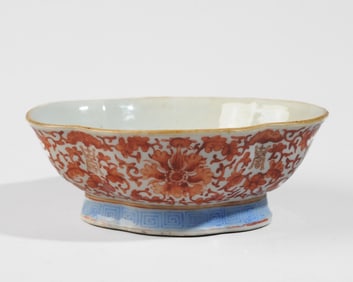 Chinese Porcelain Shou Bowl