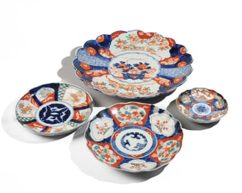 Four Pcs. Antique Japanese Imari