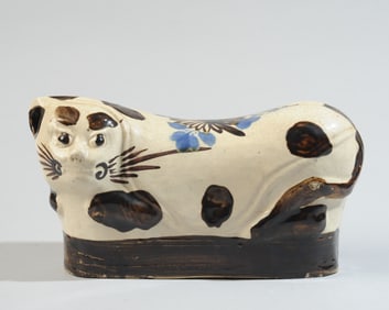 Chinese Cizhou Ware Cat Headrest / Pillow