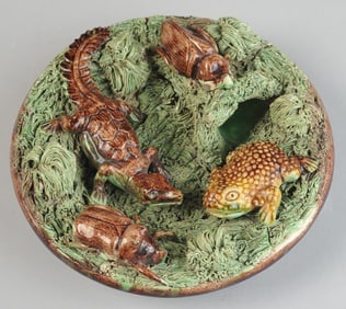 Manuel Mafra Palissy Ware Plate, Portugal