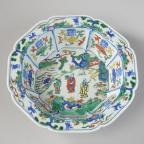 Wanli-Style Wucai Bowl