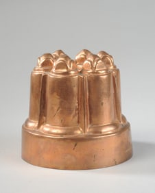 19th C. English Copper Jelly Mold, Herrod's