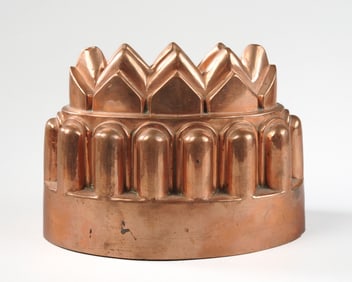 19th C. Copper Jelly Mold