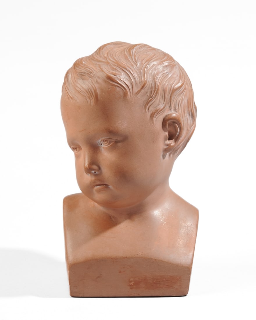 French Terracotta Bust of a Small Boy (1 of 6)