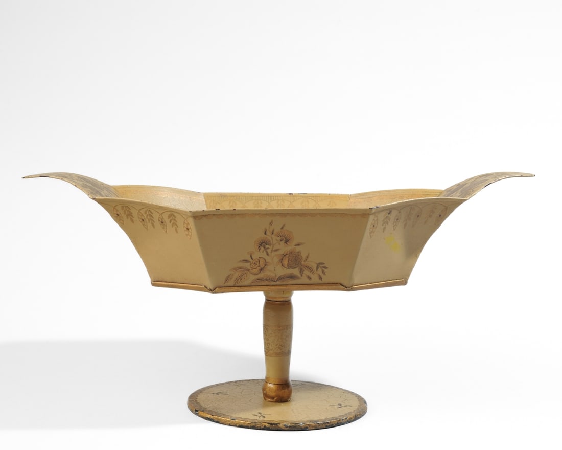 Toleware Compote / Pedestal Bowl (1 of 7)