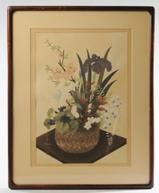 Bakufu Ohno Original c1953 Woodblock Print