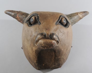 Indonesian Bull Mask / Topeng  "Kerbau", Java