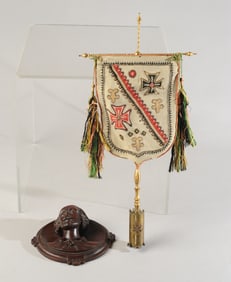 Shakespeare Plaque, Miniature French Standard