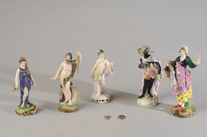 Five Samson of Paris Porcelain Figures
