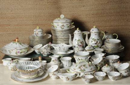 120 pcs. Herend Rothschild Bird