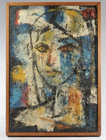 MCM Oil Painting Abstract Woman