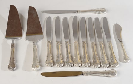 13 pcs. Sterling-Handled Flatware