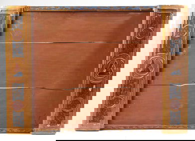 Antique Aesthetic Movement Desk Blotter