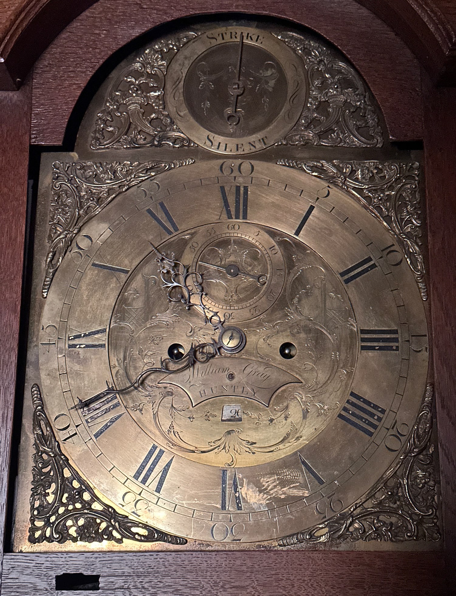 Antique Scottish Tall Case Clock (1 of 7)
