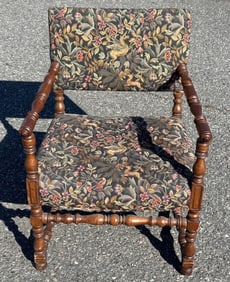 20th C. Baroque Style Upholstered  Armchair