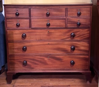 19th C. English Secretaire Chest