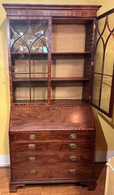 Antique English Secretary Bookcase