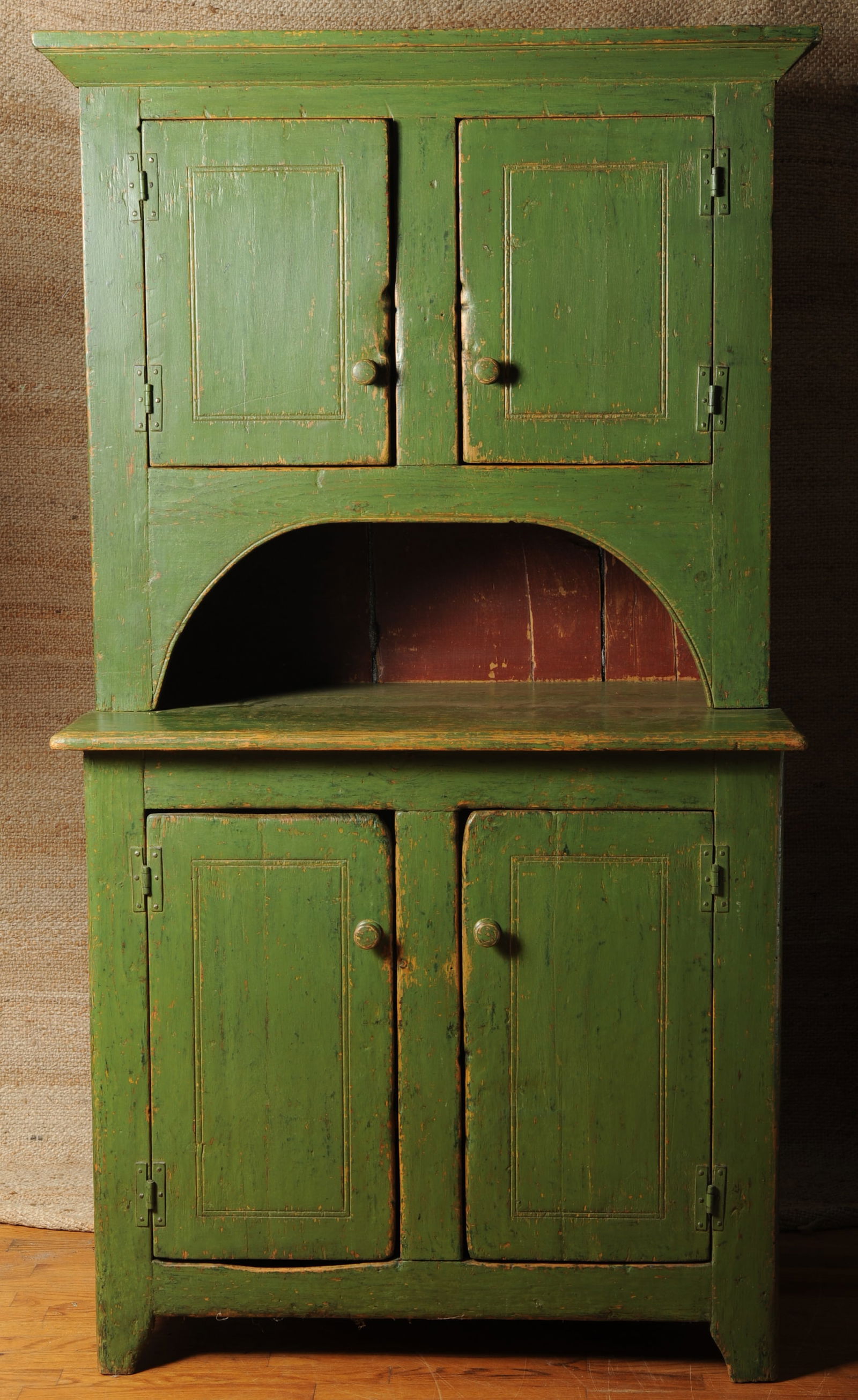19th C. American Step Back Cupboard (1 of 11)