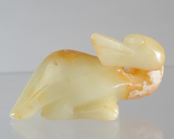 White & Russet Jade Pelican