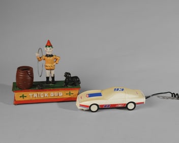 Trick Dog Mechanical Bank + Corvette Phone