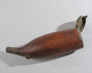 19th C.Windproof Wood "Pipe Stove" Seafarers' Pipe