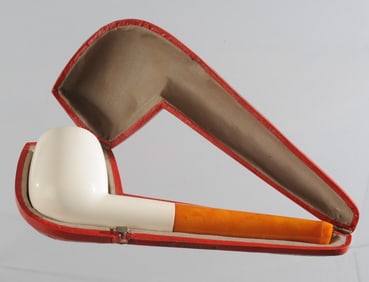 Unused Vintage Echt Bernstein Meerschaum Pipe