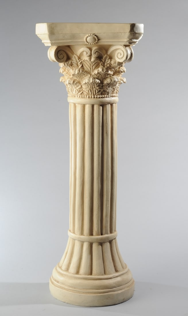 Corinthian Column Pedestal, 31" (1 of 3)