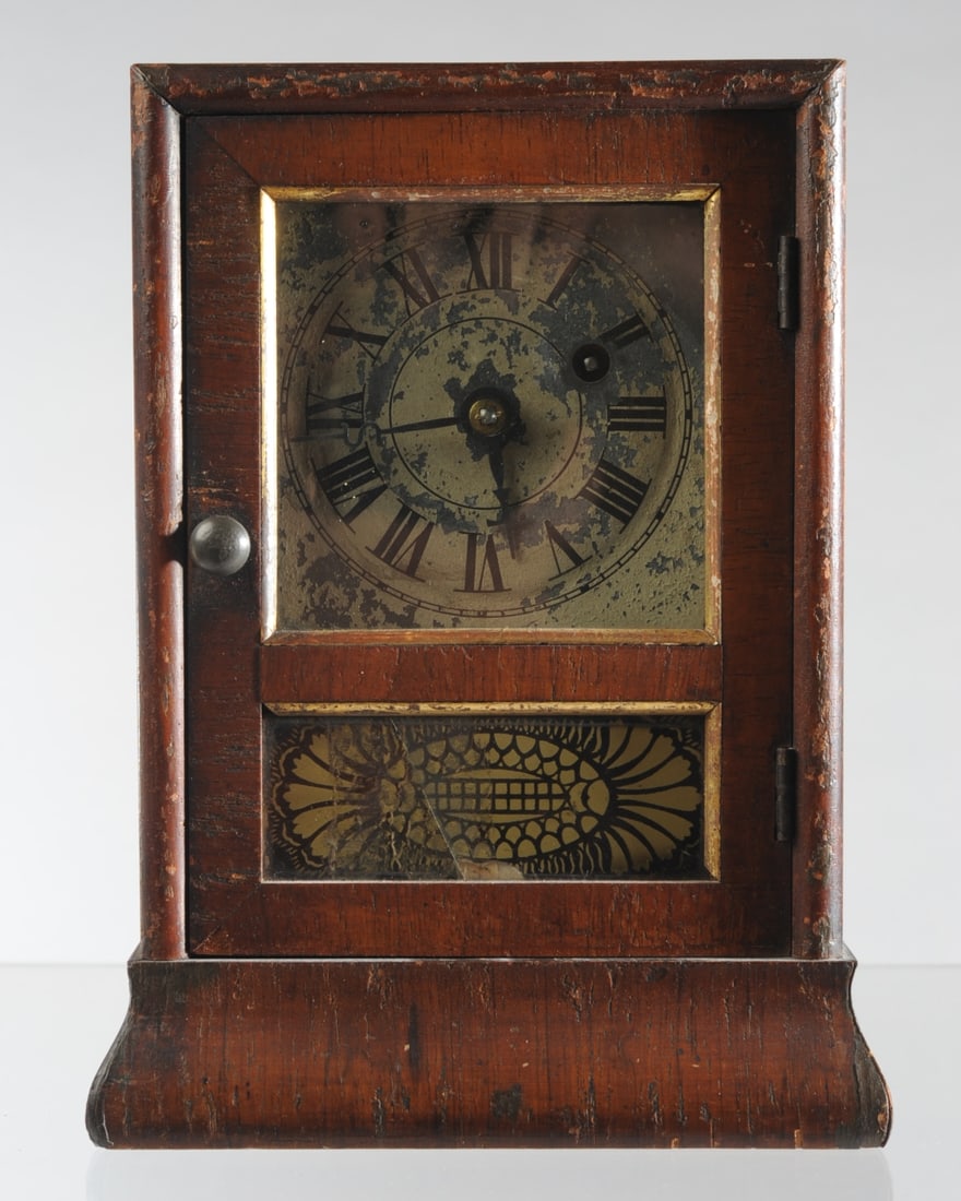 Seth Thomas Reverse Painted Mantel Clock (1 of 5)