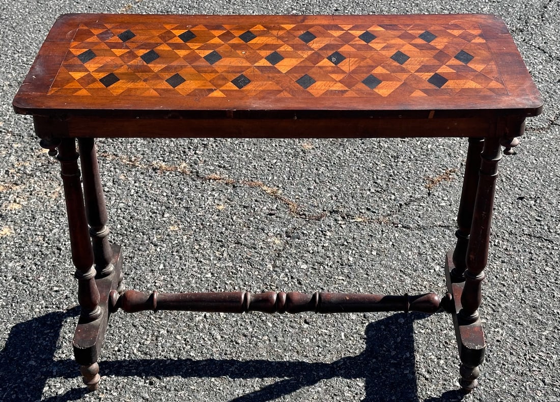Antique Continental Parquetry Table (1 of 8)