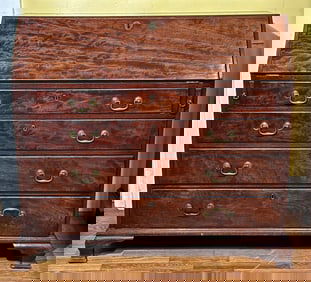 18th C. English Slant Front Desk