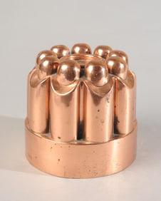 19th C. English Copper Jelly Mold