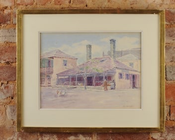 Mary Roberts Ebert (1873-1956) Watercolor on Paper