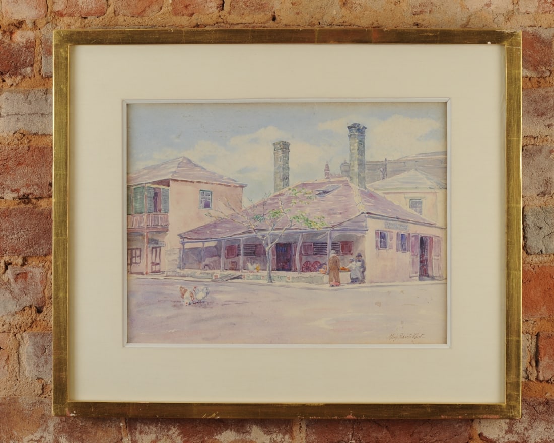 Mary Roberts Ebert (1873-1956) Watercolor on Paper (1 of 9)