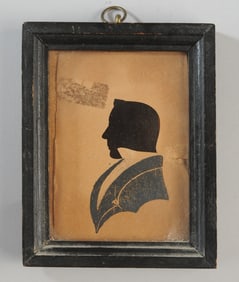 19th Century Hollow-Cut Silhouette of a Gentleman