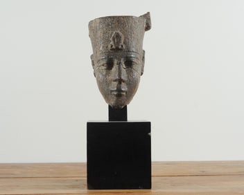 19th-Century Egyptian Grand Tour Carved Head