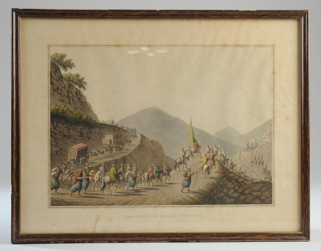 3 Hand Colored Aquatints after Luigi Mayer (1 of 12)