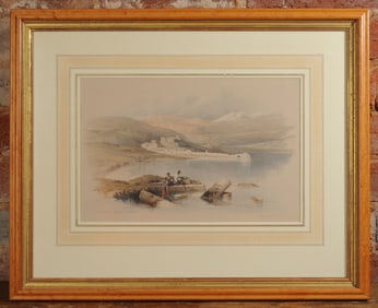 Five Hand-colored prints after David Roberts