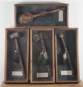 Set, Vintage Native American Display