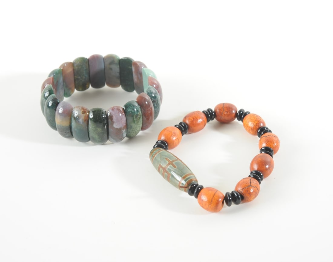 Two Vintage Tibeten Bracelets (1 of 3)