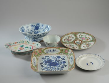 Chinese Export Porcelain Lot