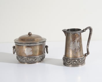 Antique Tiffany & Co. Sterling Creamer & Sugar