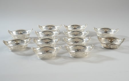 12 Gorham Sterling Silver Nut Dishes